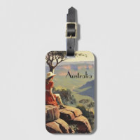 Vintage Travel Poster Australia Canyon