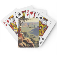 Vintage Travel Poster Australia Canyon