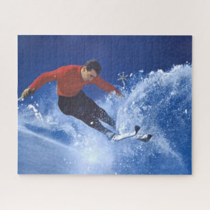 Vintage Travel Poster For Aspen, Colorado Jigsaw Puzzle