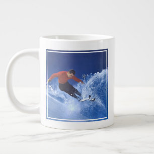 Vintage Travel Poster For Aspen, Colorado Large Coffee Mug