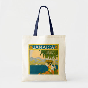 Vintage Travel Poster For Jamaica Tote Bag