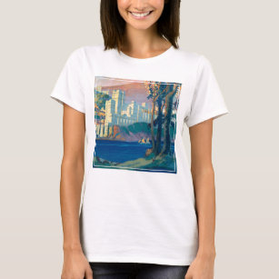 Vintage Travel Poster For New York Central Lines T-Shirt