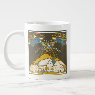Vintage Travel Poster For The Ephrata Cloister Large Coffee Mug