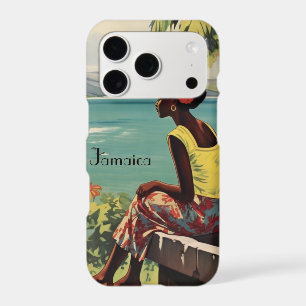 Vintage Travel Poster Jamaican woman