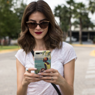 Vintage Travel Poster Jamaican woman  iPhone 11 Pro Case