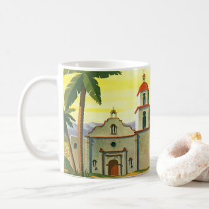 Vintage Travel Poster, Los Angeles, California Coffee Mug