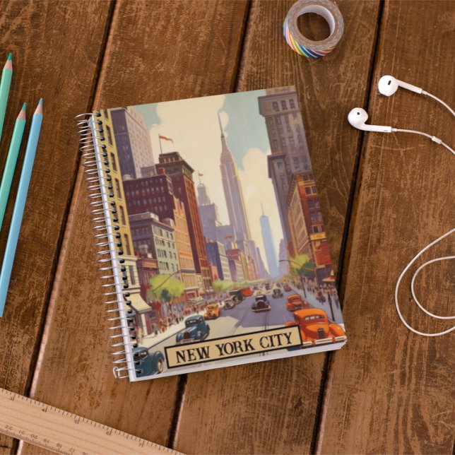 Vintage Travel Poster New York City Planner (Creator Uploaded)