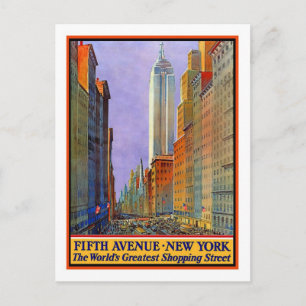 Vintage Travel Poster,New York Postcard
