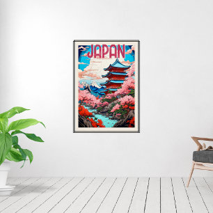 Vintage Travel Poster of Japan
