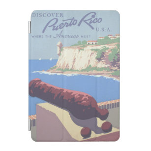 Vintage Travel Poster Promoting Puerto Rico iPad Mini Cover