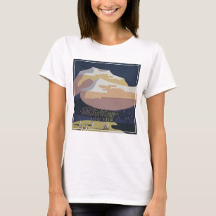 Vintage Travel Poster Promoting Travel To Montana T-Shirt