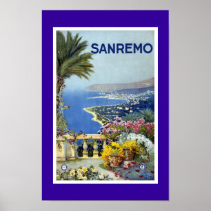 Vintage Travel Poster Sanreno