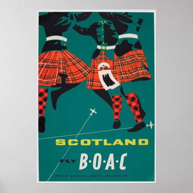 Vintage Travel Poster - Scotland (Front)