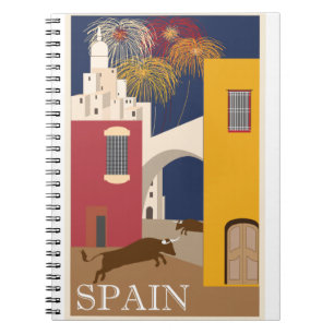 Vintage - Travel - Poster - Spain Notebook