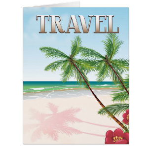 Vintage Travel Poster Tropical edition