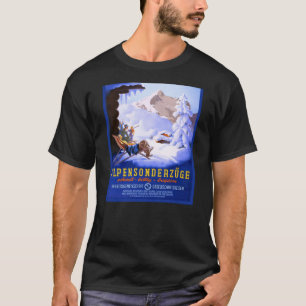 Vintage travel poster, Winter sports T-Shirt