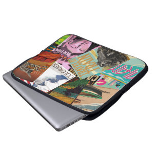 Vintage Travel Posters Laptop Sleeve