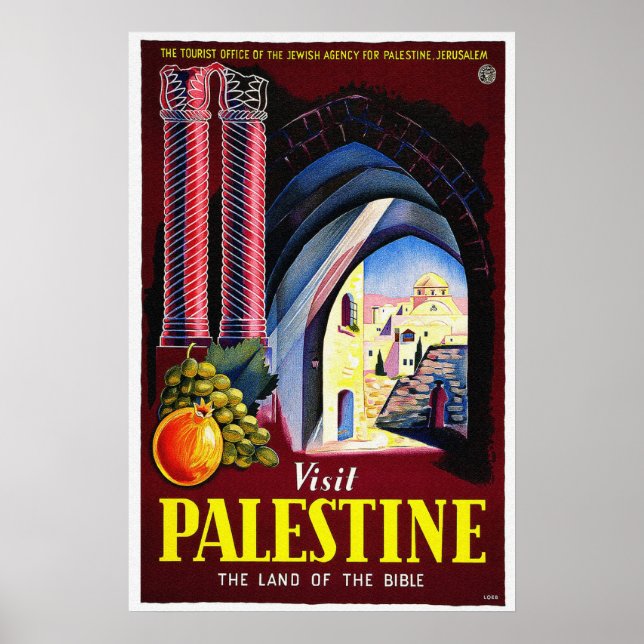 Vintage Travel Posters - Palestine, Jerusalem (Front)