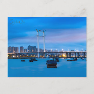 Vintage travel Quanzhou china chinese retro Postcard