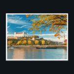 vintage travel retro bratislava Slovakia Slovaquie Postcard<br><div class="desc">vintage,  retro,  travel,  modern,  watercolor,  bratislava,  Slovakia,  Slovaquie,  tourism, </div>