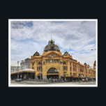 vintage travel retro Melbourne Australia australie Postcard<br><div class="desc">vintage,  retro,  travel,  modern,  watercolor,  Melbourne,  Australia,  australie,  tourism, </div>