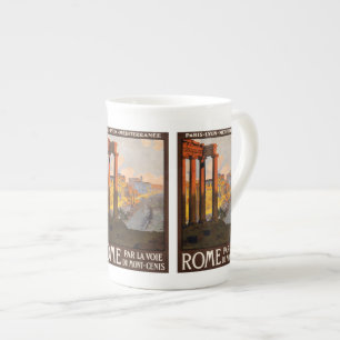 Vintage Travel Rome Italy mugs