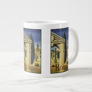 Vintage Travel Rome Italy mugs