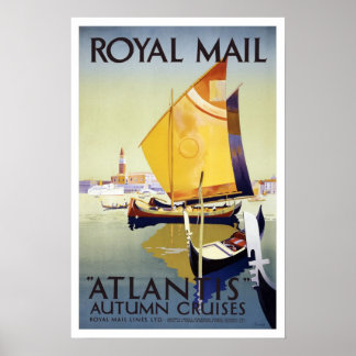 Vintage travel,Royal Mail Cruises Poster