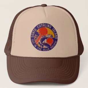 Vintage Travel - Santa Catalina Island Trucker Hat