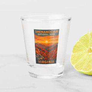 Vintage Travel Shenandoah National Park Virginia Shot Glass
