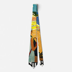Vintage Travel, Tennis, Sports, Monte Carlo Monaco Tie