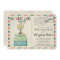 Vintage Travel Themed Baby Shower Invitation