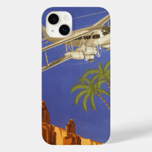 Vintage Travel to Cairo, Eygpt, Biplane Aeroplane Case-Mate iPhone 14 Plus Case