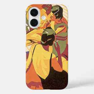 Vintage Travel, Vacation on a Cruise Ship iPhone 16 Case
