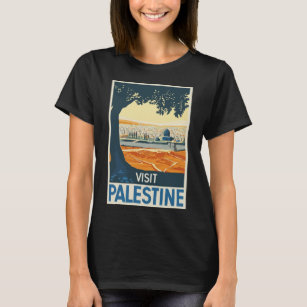 Vintage Travel  Visit Palestine  T-Shirt