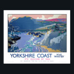 Vintage Travel,Whitby,Yorkshire Poster<br><div class="desc">Vintage Travel, Whitby, Yorkshire by train poster</div>