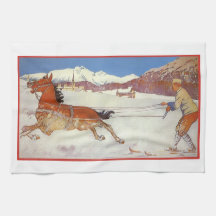 Vintage Travel, Winter in Engadin Switzerland