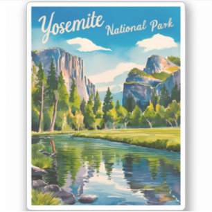 Vintage Travel Yosemite National Park California