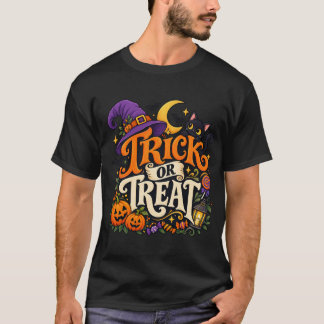 Vintage Treat or Trick Script for Men's T-shirts