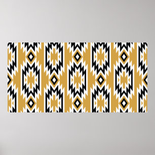 vintage trendy seamless decorative ethnic pattern. poster