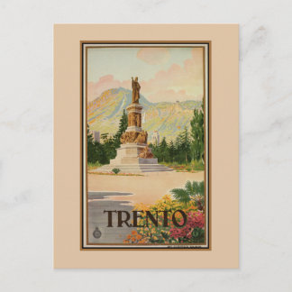Vintage Trento Trent Italian travel Postcard