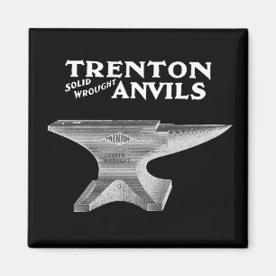 Vintage Trenton Anvil Blacksmithing Magnet