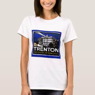 Vintage Trenton NJ Poster T-Shirt