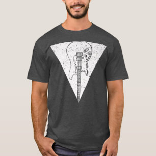 Vintage triangle Rock Guitar shirt For Men Women G