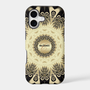 Vintage Tribal Gold Lace Monogram iPhone 5