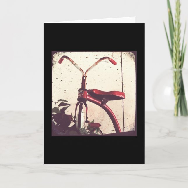 Vintage Tricycle Card (Front)