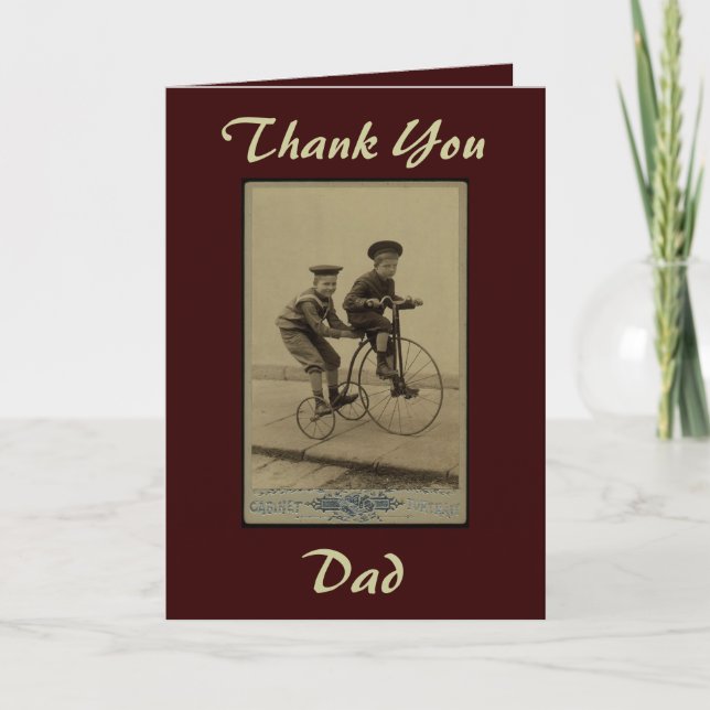 vintage trike card (Front)