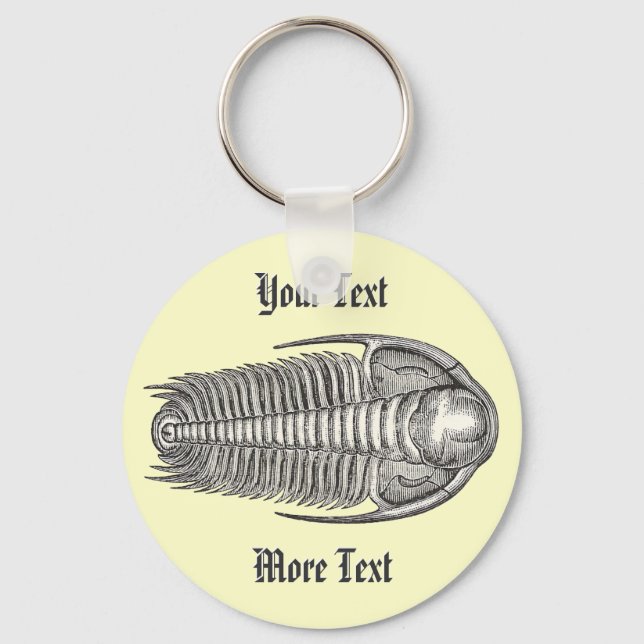 Vintage Trilobite Keychain (Front)