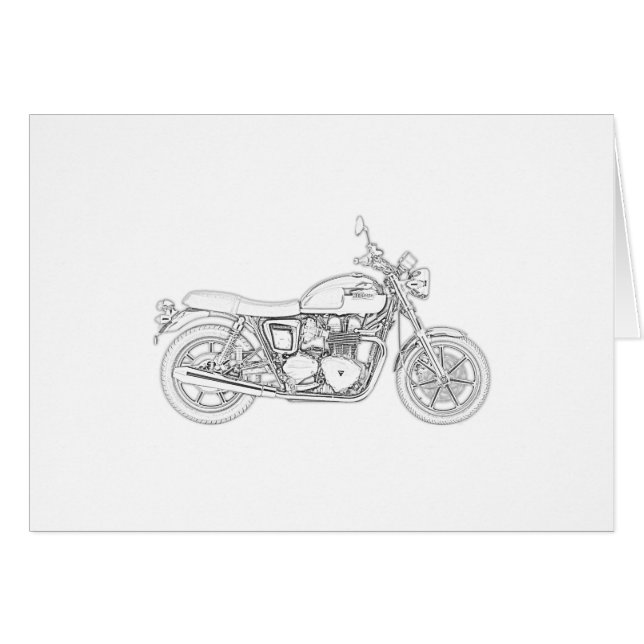 Vintage Triumph  (Front Horizontal)