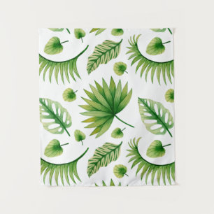 Vintage Tropical Art Tapestry